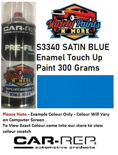 S3340 SATIN BLUE Enamel Touch Up Paint 300 Grams