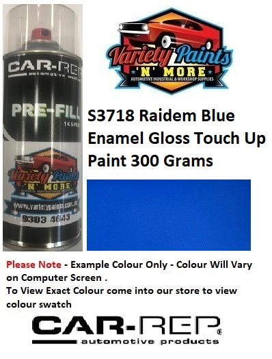 S3718 Raidem Blue Enamel Gloss Touch Up Paint 300 Grams