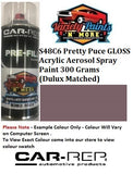 S48C6 Pretty Puce GLOSS Acrylic Aerosol Spray Paint 300 Grams (Dulux Matched)