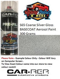 S65 Coarse Silver Gloss BASECOAT Aerosol Paint 300 Grams