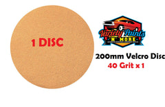 Smirdex 200mm 40 Grit Velcro Disc Single No Hole