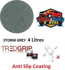 Tredgrip Storm Grey Water Based Non Slip Coating   4 Litres