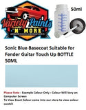 Sonic Blue Basecoat Suitable for Fender Guitar Touch Up BOTTLE 50ML