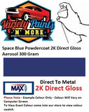 Space Blue Powdercoat 2K Direct Gloss Aerosol 300 Gram