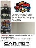 Stone Grey 78126 Satin Acrylic Powdercoat Spray Paint 300g