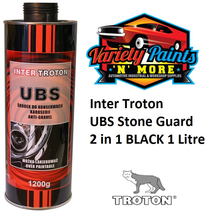 Inter Troton UBS Stone Guard 2 in 1 Black 1 Litre