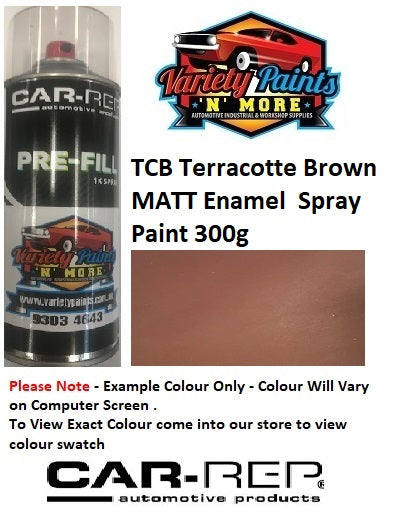 TCB Terracotta Brown Satin Enamel Spray Paint 300g