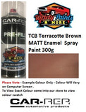 TCB Terracotta Brown Satin Enamel Spray Paint 300g
