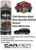 TCM Phantom Black Mica Hyundai Acrylic Aerosol Paint 300 Grams