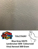 TOLC75GRY Blue Grey HZJ75 Landcruiser SEM  Colourcoat Vinyl Aerosol 300 Gram