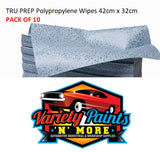 TRU PREP Polypropylene Wipes 42cm x 32cm PACK OF 10