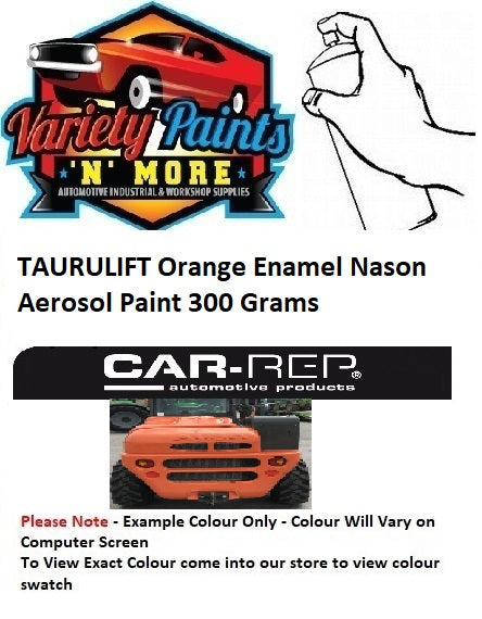 TAURULIFT Ausa Orange Enamel Nason Aerosol Paint 300 Grams