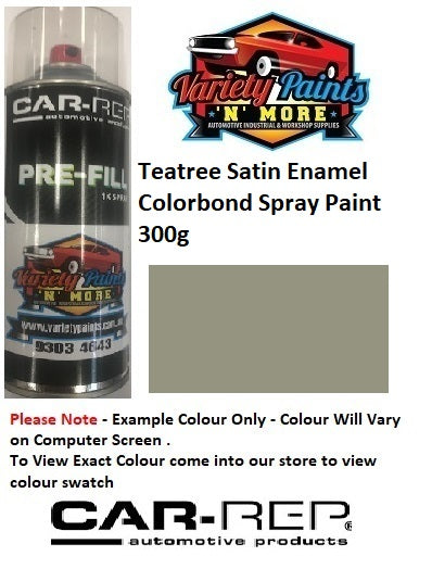 Teatree® Satin Enamel Colorbond® Spray Paint 300g