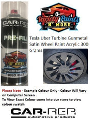 Tesla Uber Turbine Gunmetal Satin Wheel Paint Acrylic 300 Grams