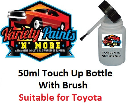 1B1 Warm Silver Suitable for Toyota Acrylic Touch Up Bottle 50ml With Brush