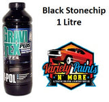 UPOL Gravitex Plus HS Anti Chip Stone Ship Coating Black 1 Litre