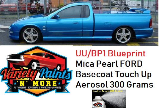 UU/BP Blueprint Mica Pearl VARIANT 1 FORD Basecoat Touch Up Aerosol 300 Grams
