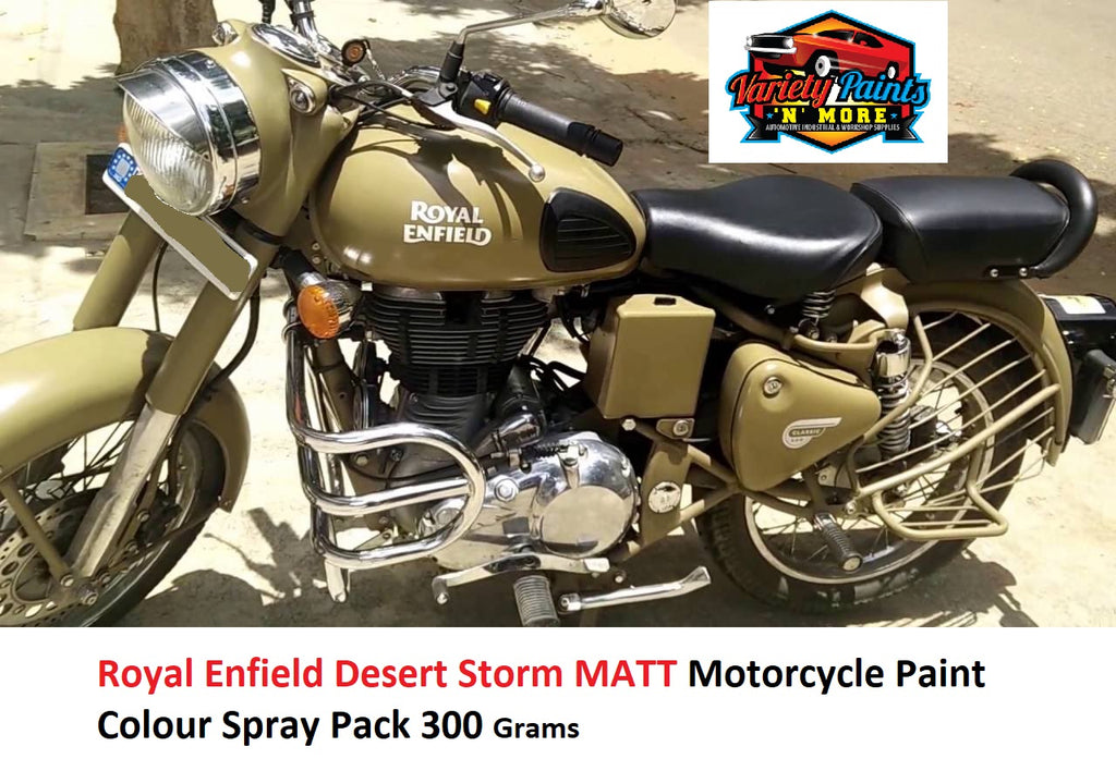 Royal Enfield Desert Storm MATT Motorcycle Paint Colour Spray Pack 300 Grams