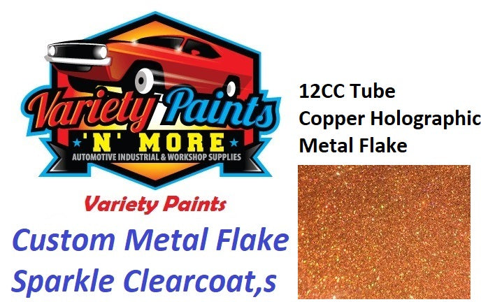 Variety Paints Metal Flakes Holographic Copper 0.004 Micro 12cc Tube