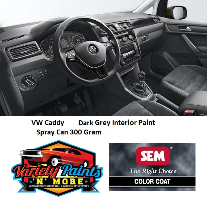 VW Caddy Dark Grey 2000 Colourcoat Vinyl Aerosol