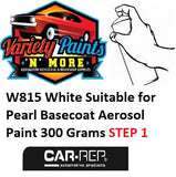 W815 White Suitable for Pearl Basecoat Aerosol Paint 300 Grams