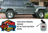 WV2 Silver Metallic NISSAN Basecoat 50 Ml Touch Up Paint Bottle
