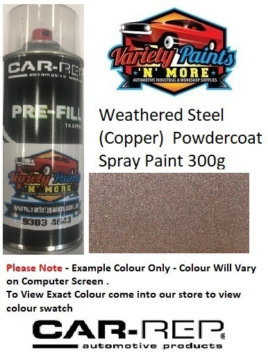 9E28340F Weathered Steel (Copper)  Powdercoat Spray Paint 300g