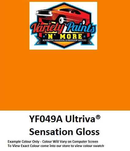 Ultriva Sensation Gloss POWDERCOAT Match YF049A Paint 4 Litres