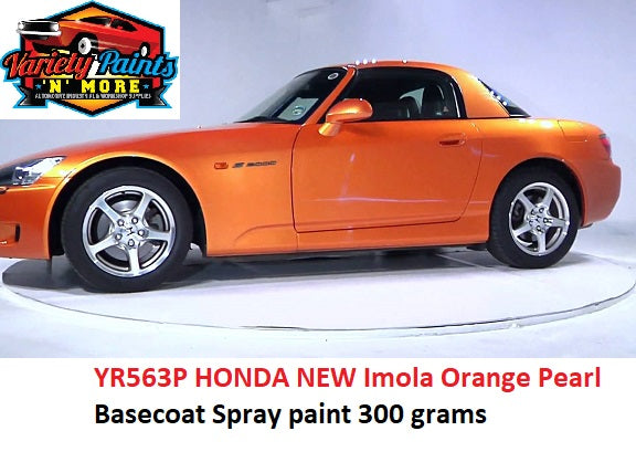 YR536P New Imola Orange Pearl HONDA Basecoat Aerosol Paint 300 Grams