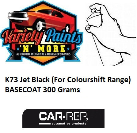 BC244 Black Effect Basecoat Touch Up Paint 300 Grams