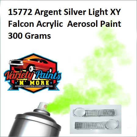 15772 Argent Silver Light XY Falcon Acrylic  Aerosol Paint 300 Grams