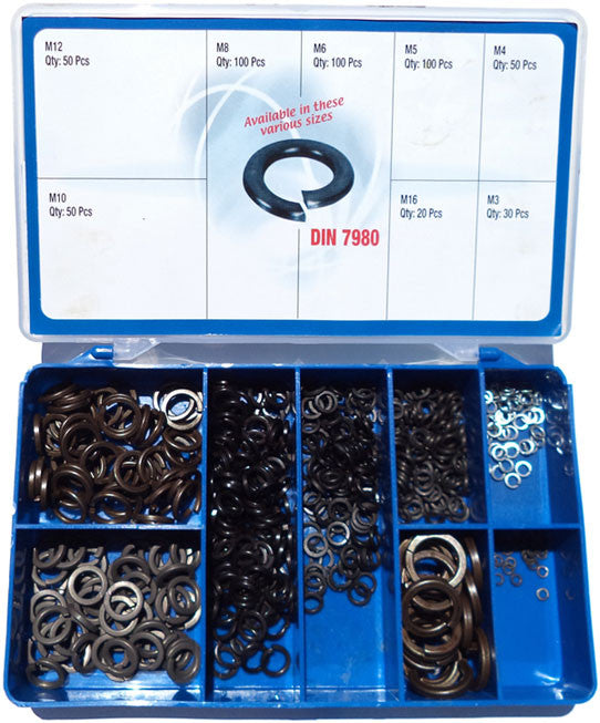 Torres Spring Washers Black 500 Pieces