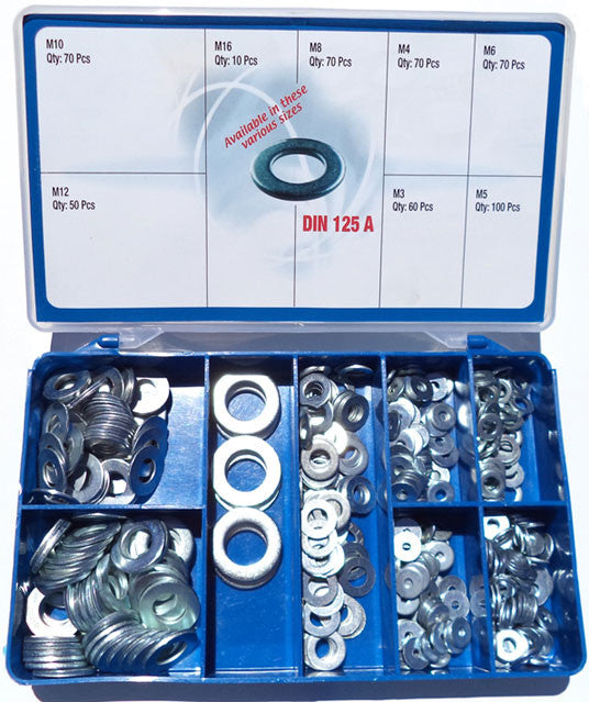 Torres Flat Washers Zinc Plated  500 Pieces