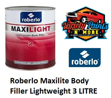 Roberlo Maxilite Body Filler Lightweight 3 LITRE