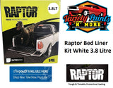 Upol Raptor Bed Liner Kit White 3.8 Litre