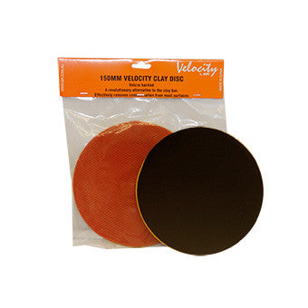 Velocity Clay Disc 150mm Velcro Backed