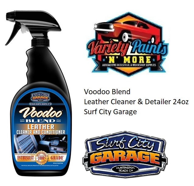 Voodoo Blend Leather Cleaner & Conditioner 24oz Surf City Garage