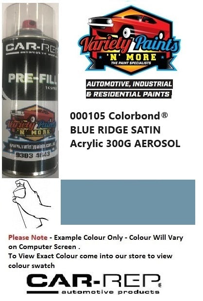 000105 Colorbond®  BLUE RIDGE SATIN Acrylic 300G AEROSOL