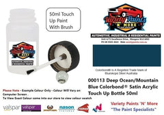 000113 Deep Ocean/Mountain Blue Colorbond® Satin Acrylic Touch Up Bottle 50ml