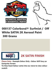 000137 Colorbond® Surfmist /  Off White SATIN 2K Aerosol Paint 300 Grams