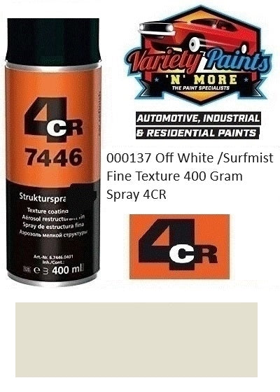 000137 Off White /Surfmist Fine Texture 400 Gram Spray