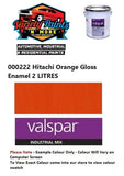 000222 Hitachi Orange Gloss Enamel 2 LITRES