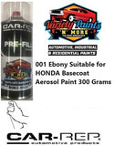 001 Ebony Suitable for HONDA Basecoat Aerosol Paint 300 Grams