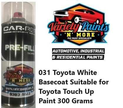 031 Toyota White BASECOAT Suitable for Toyota Touch Up Paint 300 Grams