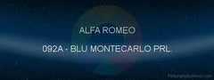 092A DEEP BLUE METALLIC ALFA Basecoat Aerosol Paint 300 Grams