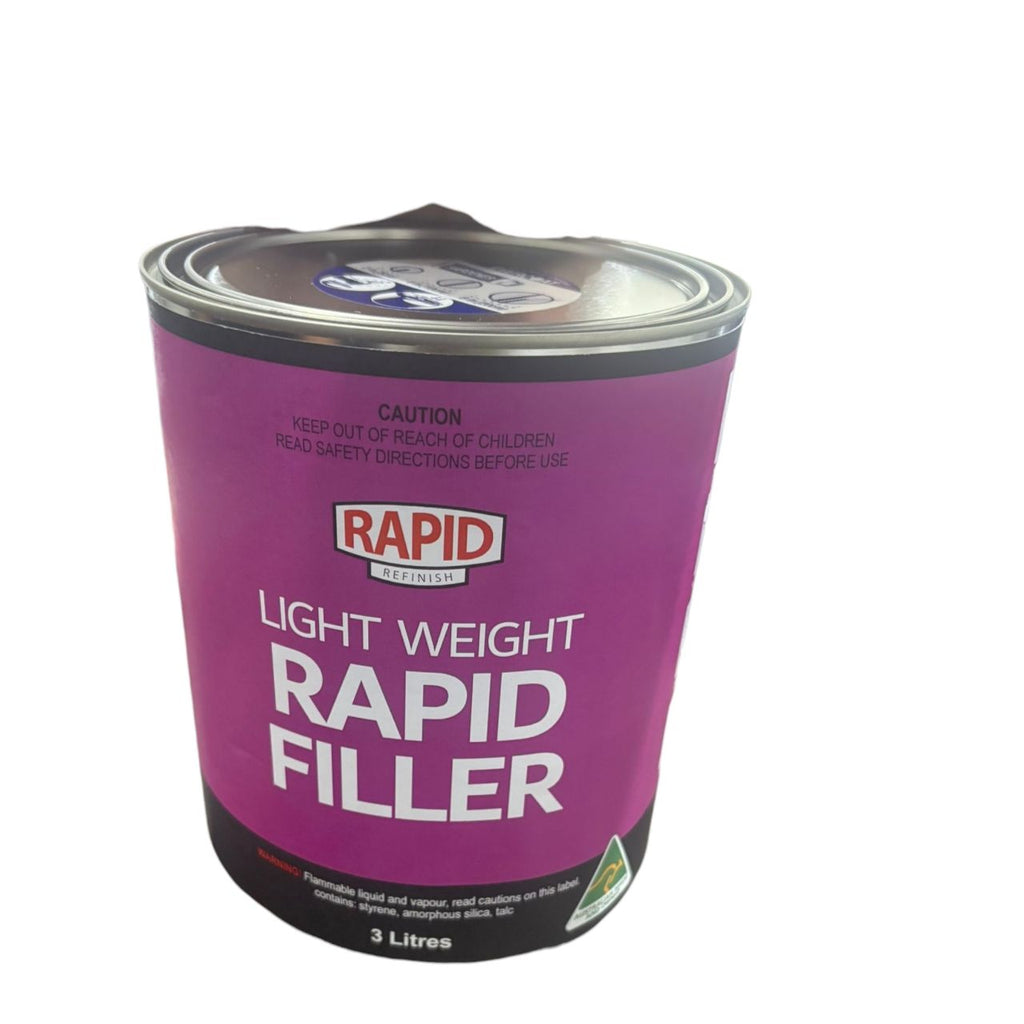 RAPID Light Weight filler Universal Body Filler 3 LITRES
