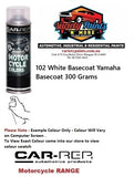 102 White Basecoat Yamaha Basecoat 300 Grams