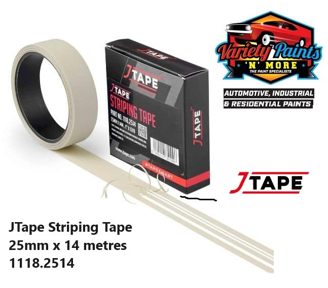JTape Striping Tape 25mm x 14 metres 1118.2514