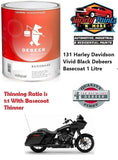 131 Harley Davidson Vivid Black Debeers Basecoat 1 Litre