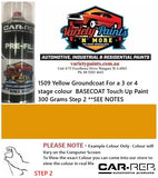 1509 Yellow Groundcoat For a 3 or 4 stage colour  BASECOAT Touch Up Paint 300 Grams Step 2  